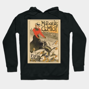 Motocycles Comiot France Vintage Poster 1899 Hoodie